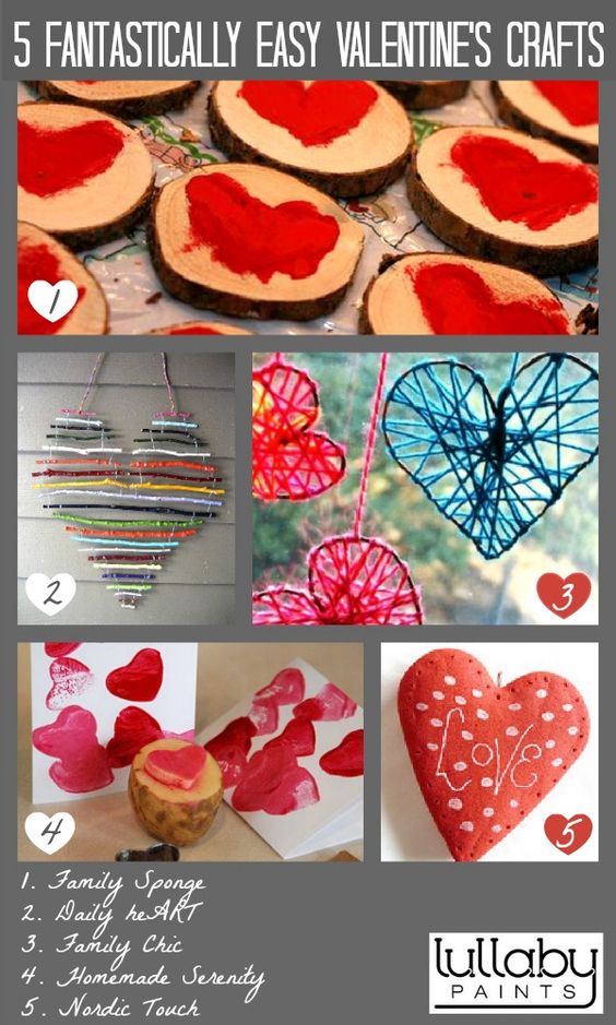 easy valentines crafts lullaby paints