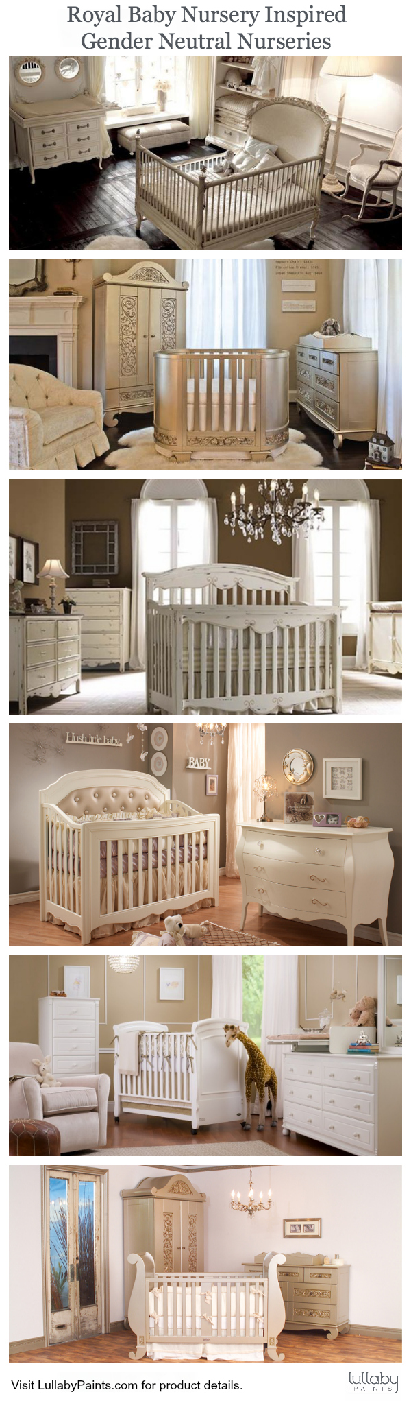 gender neutral, royal baby inspired nursery design - lullaby paints