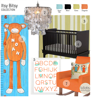 nursery color palettes - lullaby baby-safe paints