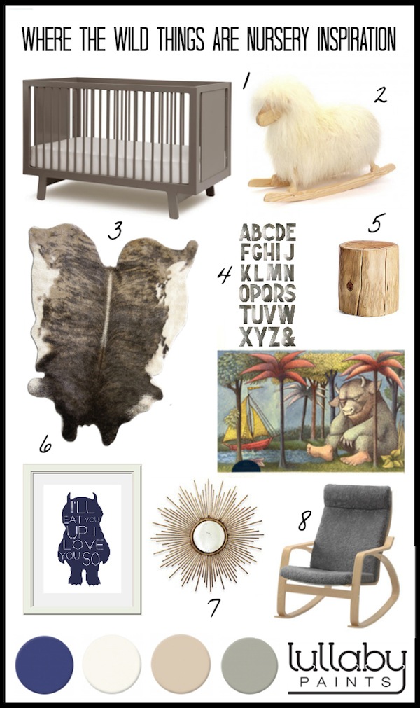 where the wild things are nursery - lullaby paints