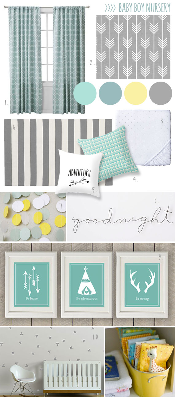 most popular nursery mood boards - lullaby paints